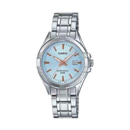 Casio General LTP-1308D-2AV Silver Stainless Steel Band Women Watch